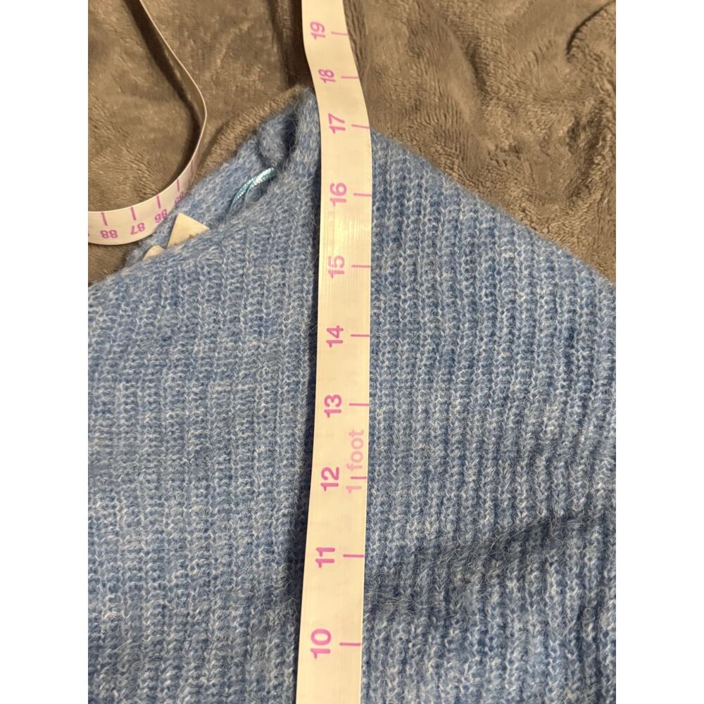 NWOT Anthro Bishop + Young Jocelyn Twist Back
Sweater Size Large Light Blue - Picture 6 of 6